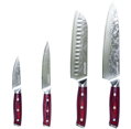 KATFINGER | Home Red | sada damaškových nožů 4ks | KFs013