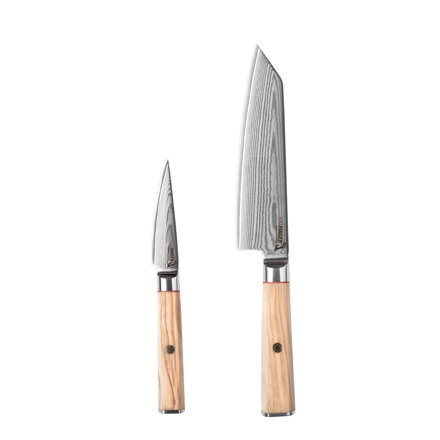 KATFINGER | Basic Olive S "Kiri" | sada damaškových nožů 2ks | KFs405