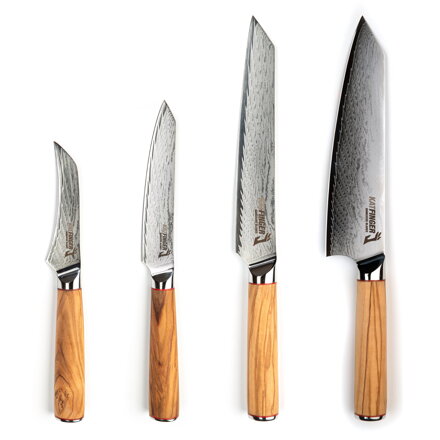 KATFINGER | Home Olive | sada damaškových nožů 4ks | KFs422